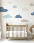 Cloud Wall Decals - Dusk - DW3. Rainbow Sun Clouds