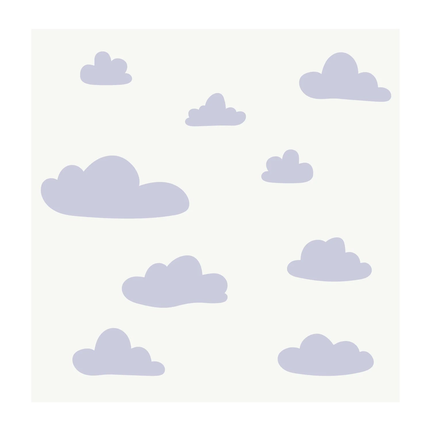 Cloud Wall Decals - DW3. Rainbow Sun Clouds