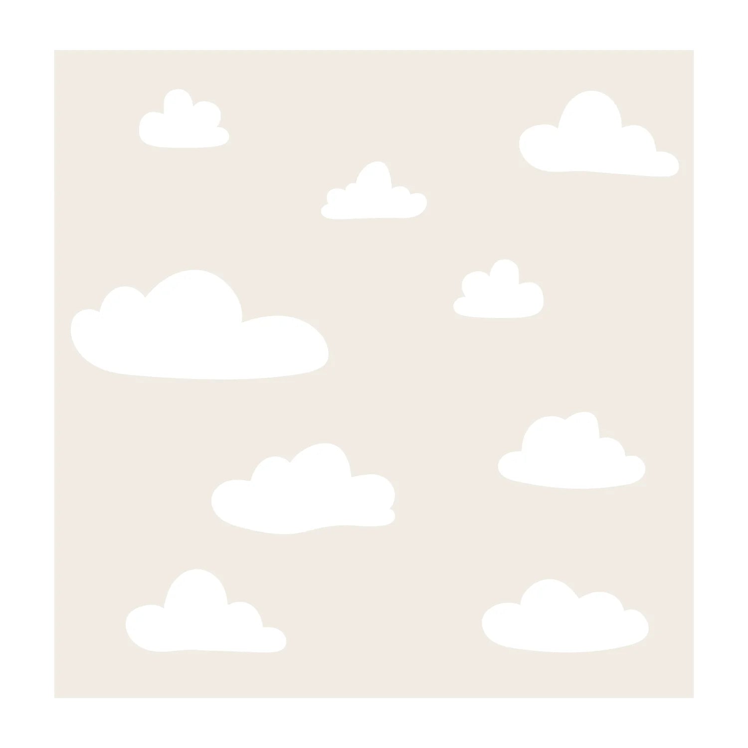 Cloud Wall Decals - DW3. Rainbow Sun Clouds