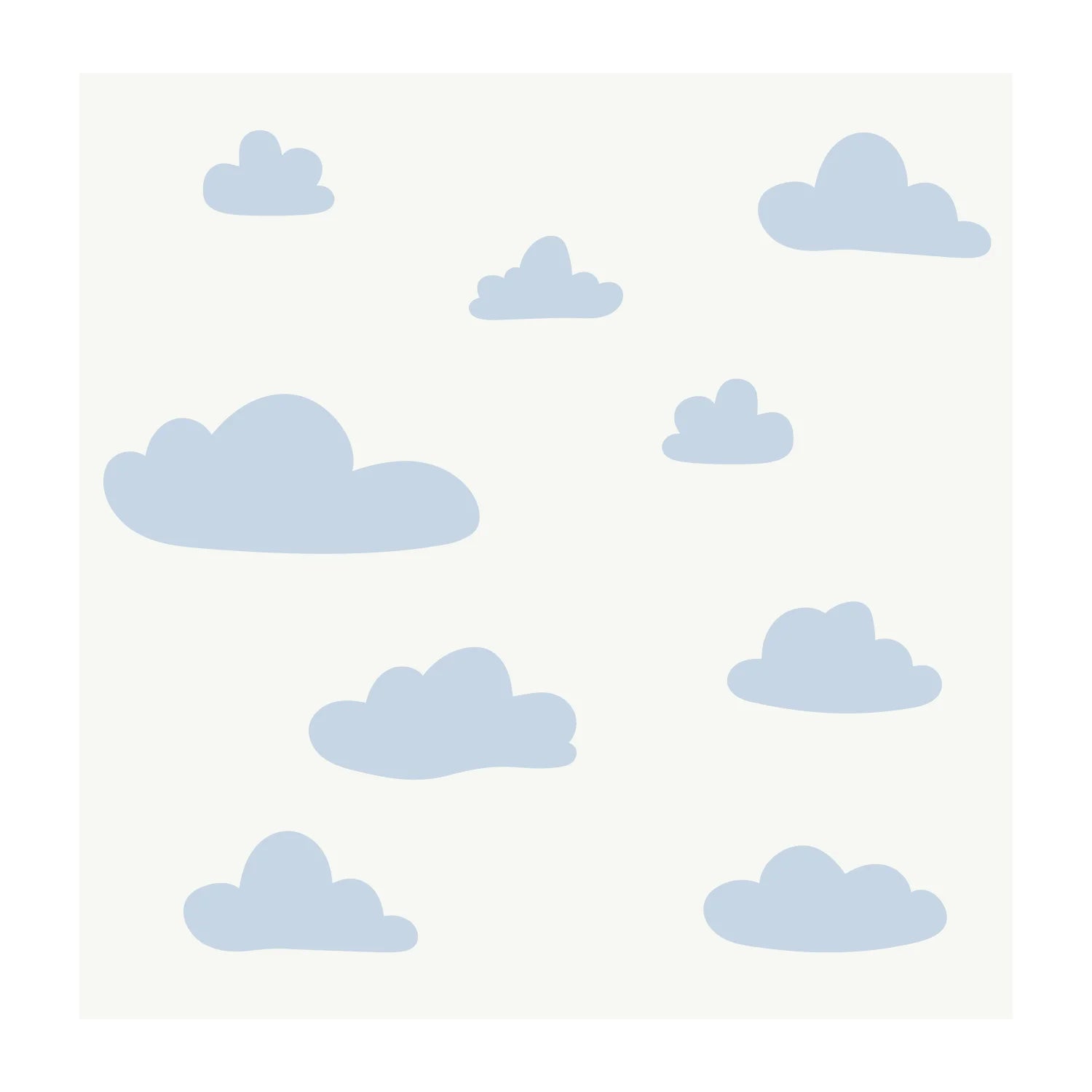 Cloud Wall Decals - DW3. Rainbow Sun Clouds