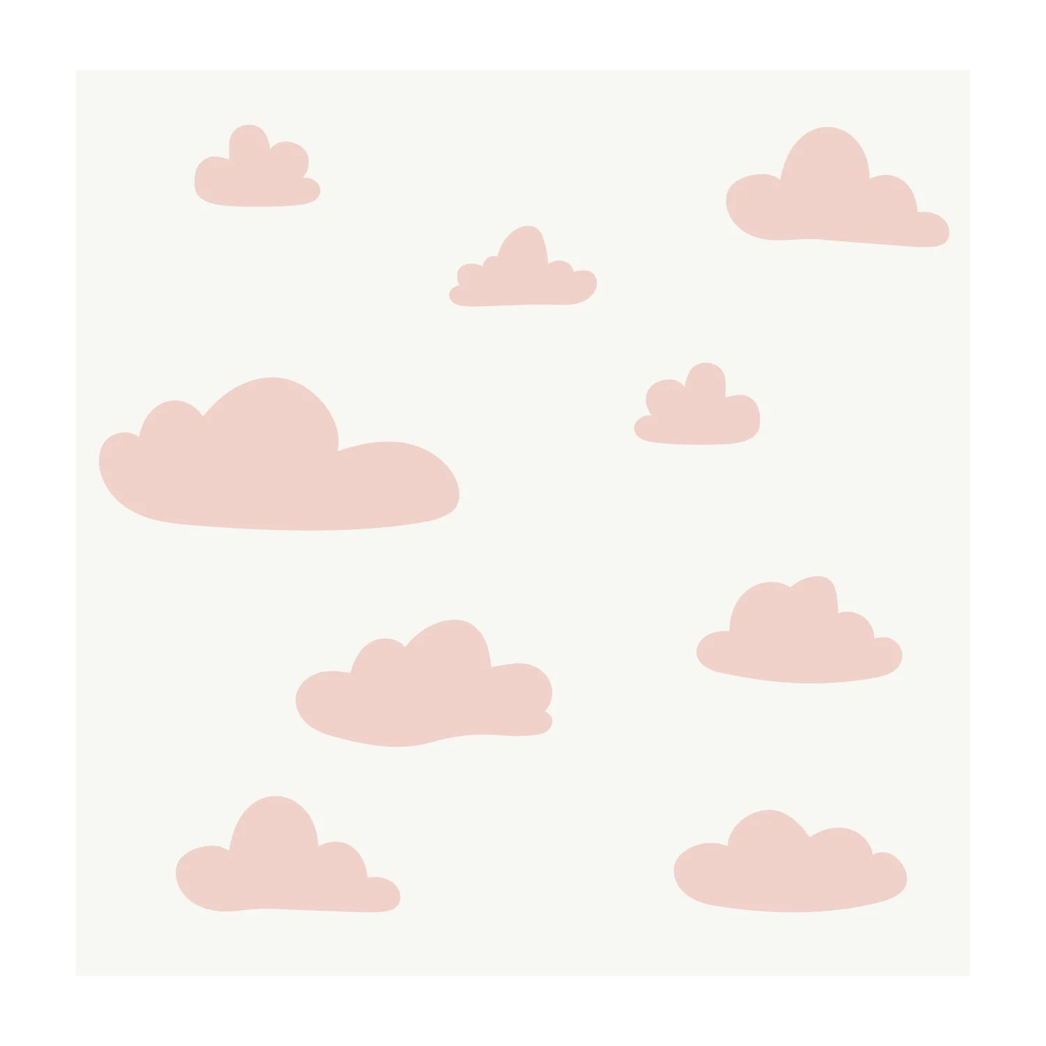 Cloud Wall Decals - DW3. Rainbow Sun Clouds