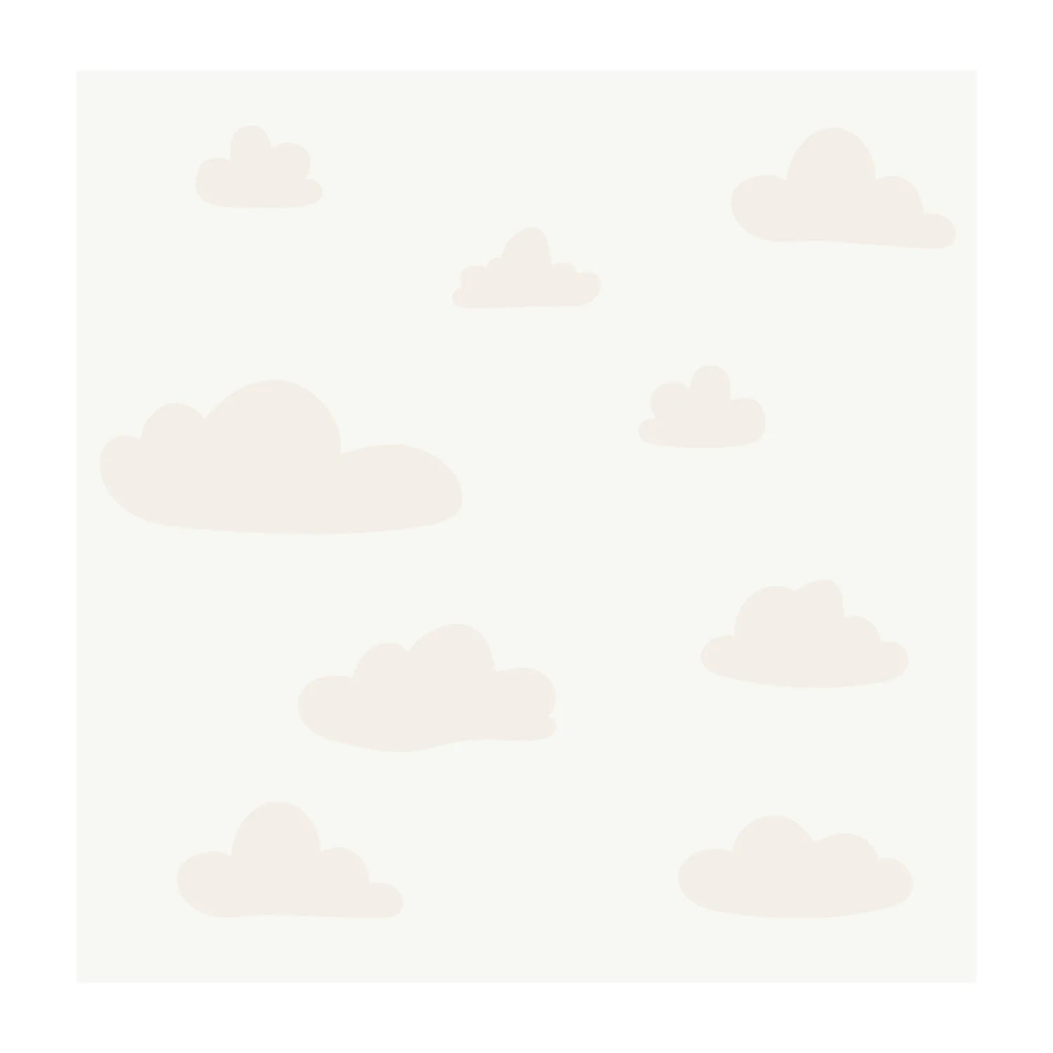 Cloud Wall Decals - DW3. Rainbow Sun Clouds