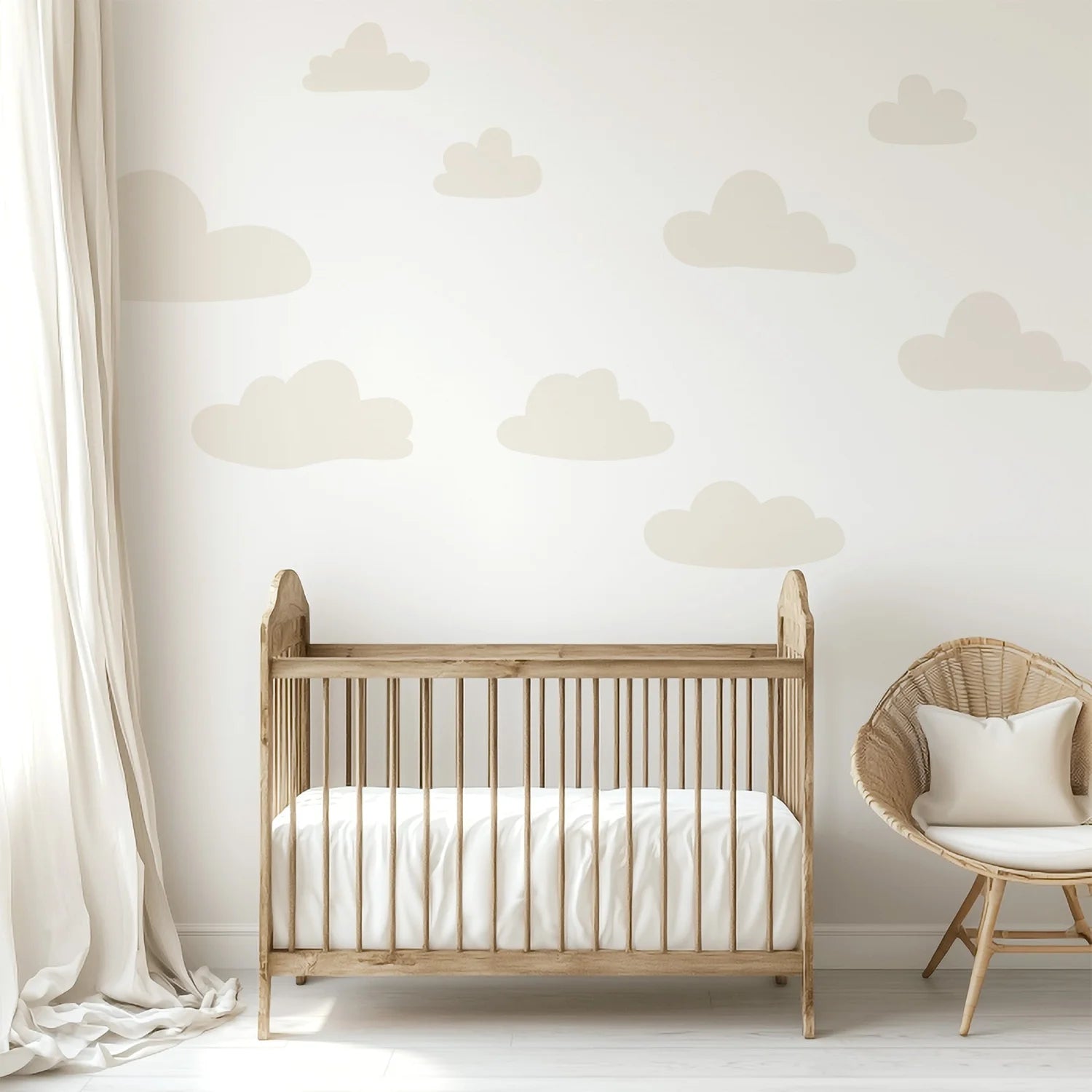 Cloud Wall Decals - Milk - DW3. Rainbow Sun Clouds
