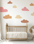 Cloud Wall Decals - Sunset - DW3. Rainbow Sun Clouds