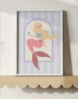 Coco the Mermaid Print - WP1. Wall Prints