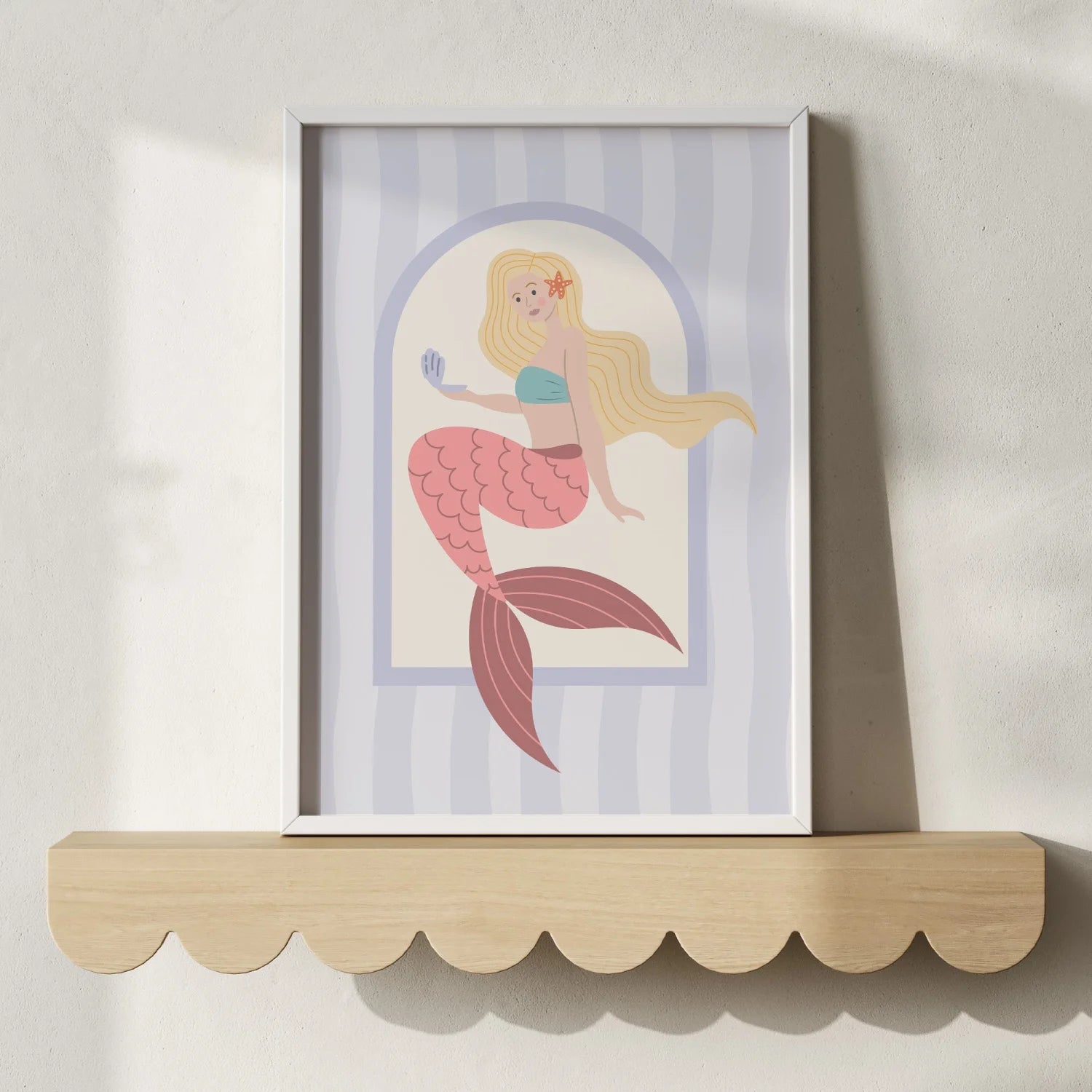 Coco the Mermaid Print - WP1. Wall Prints