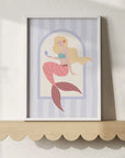 Coco the Mermaid Print - WP1. Wall Prints