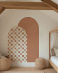 Combo Arches Checkers Neutral DW12. Arch Decals