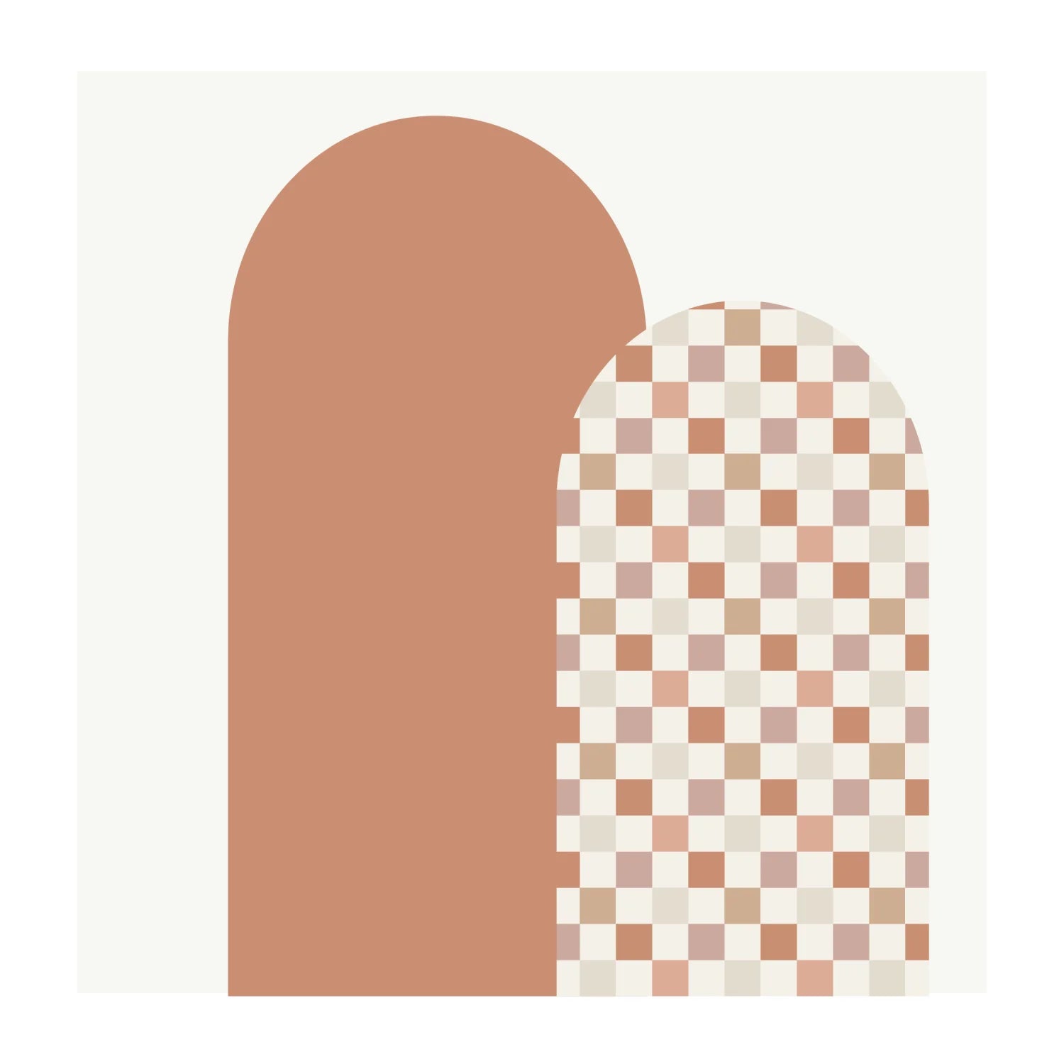 Combo Arches Checkers Neutral DW12. Arch Decals