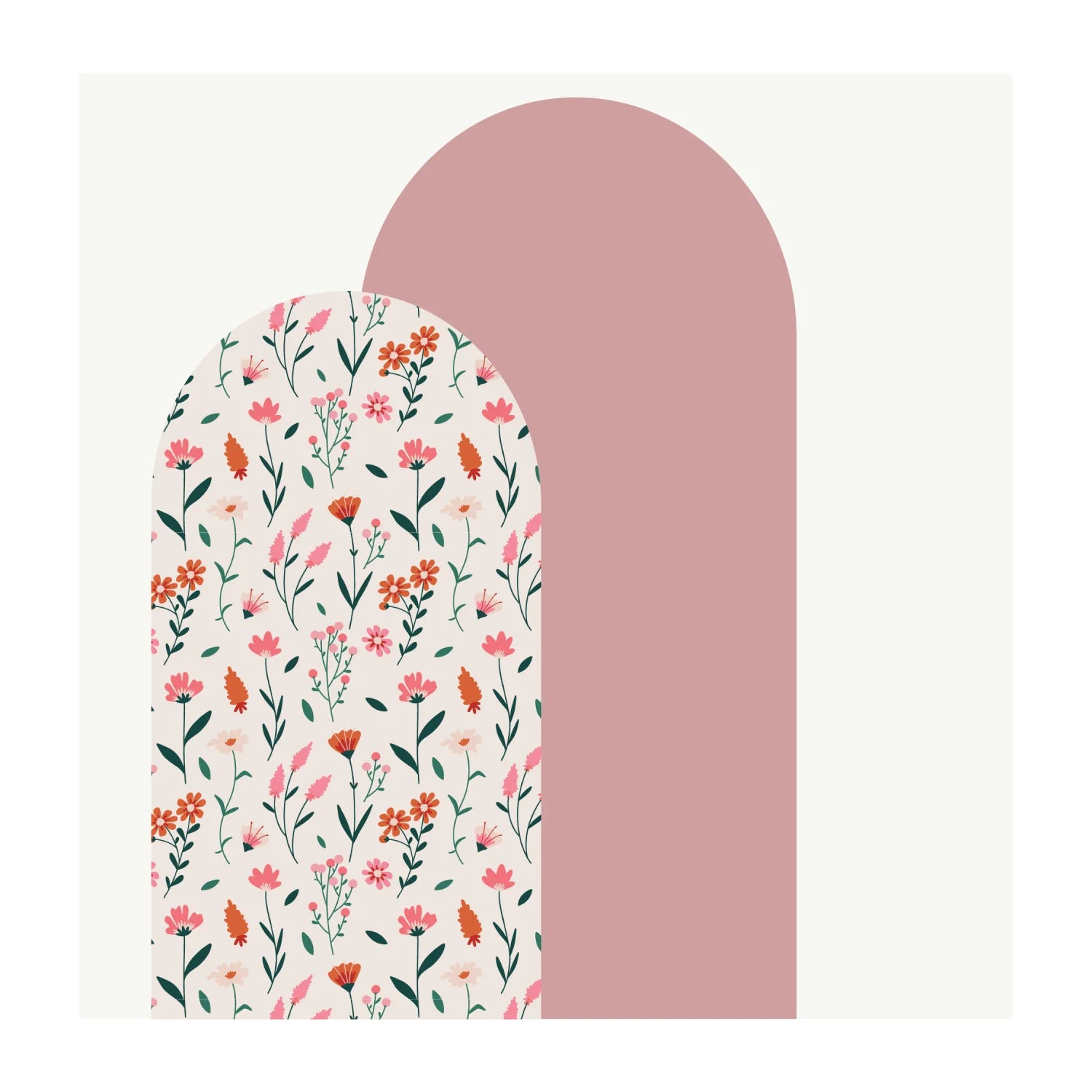 Combo Arches Elegant Florals DW12. Arch Decals