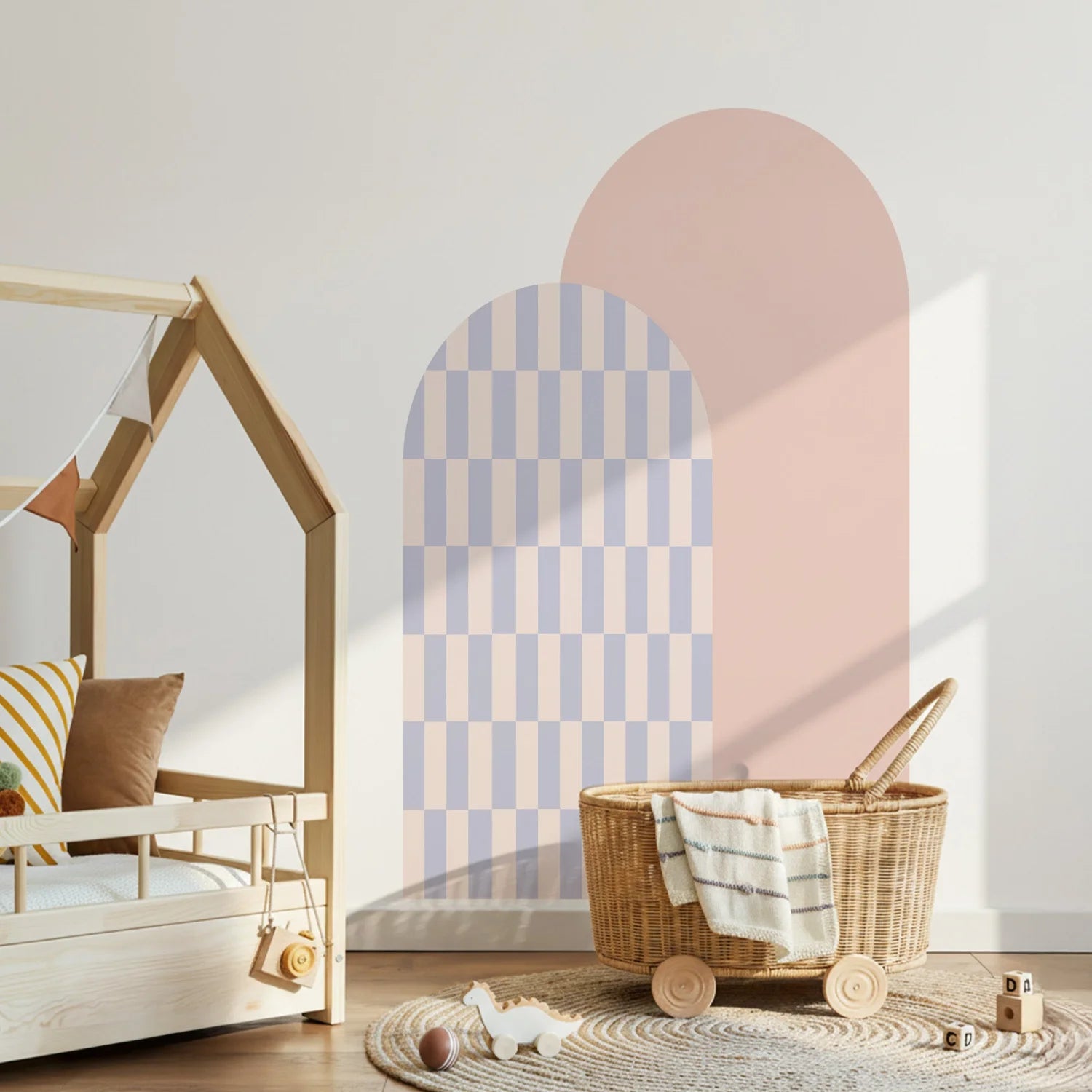 Combo Arches - Gingham Checkered &amp; Rectangle - Rectangles