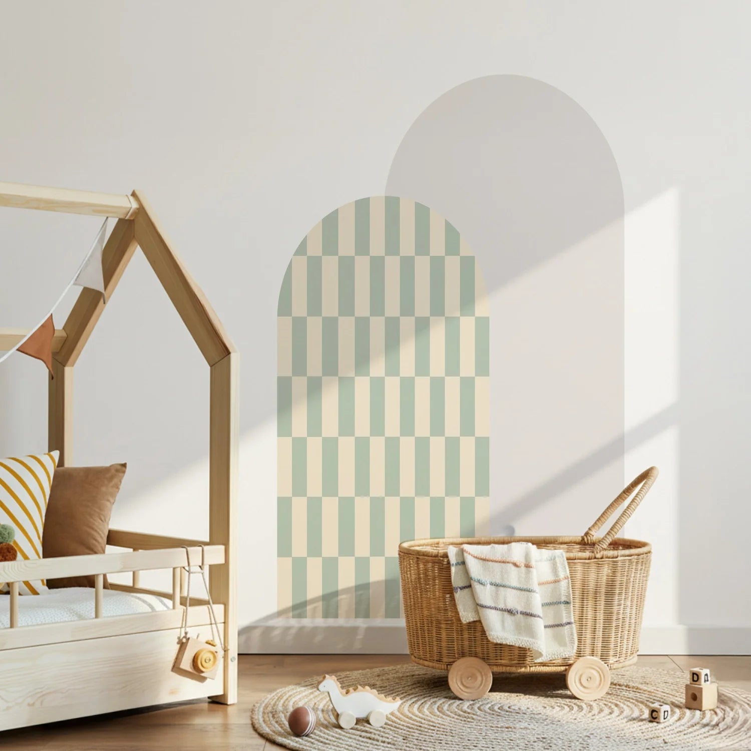 Combo Arches - Gingham Checkered &amp; Rectangle - Rectangles