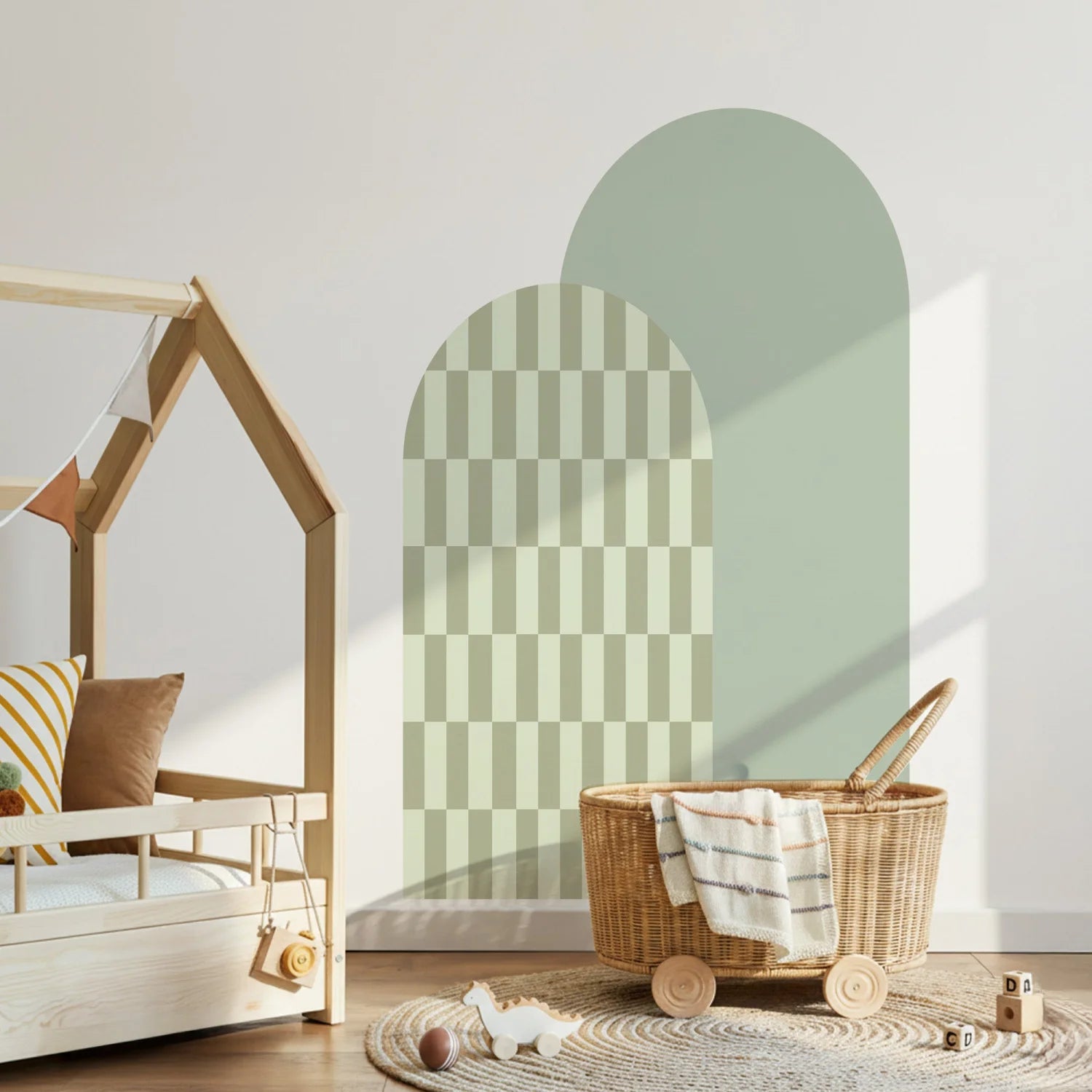 Combo Arches - Gingham Checkered &amp; Rectangle - Rectangles