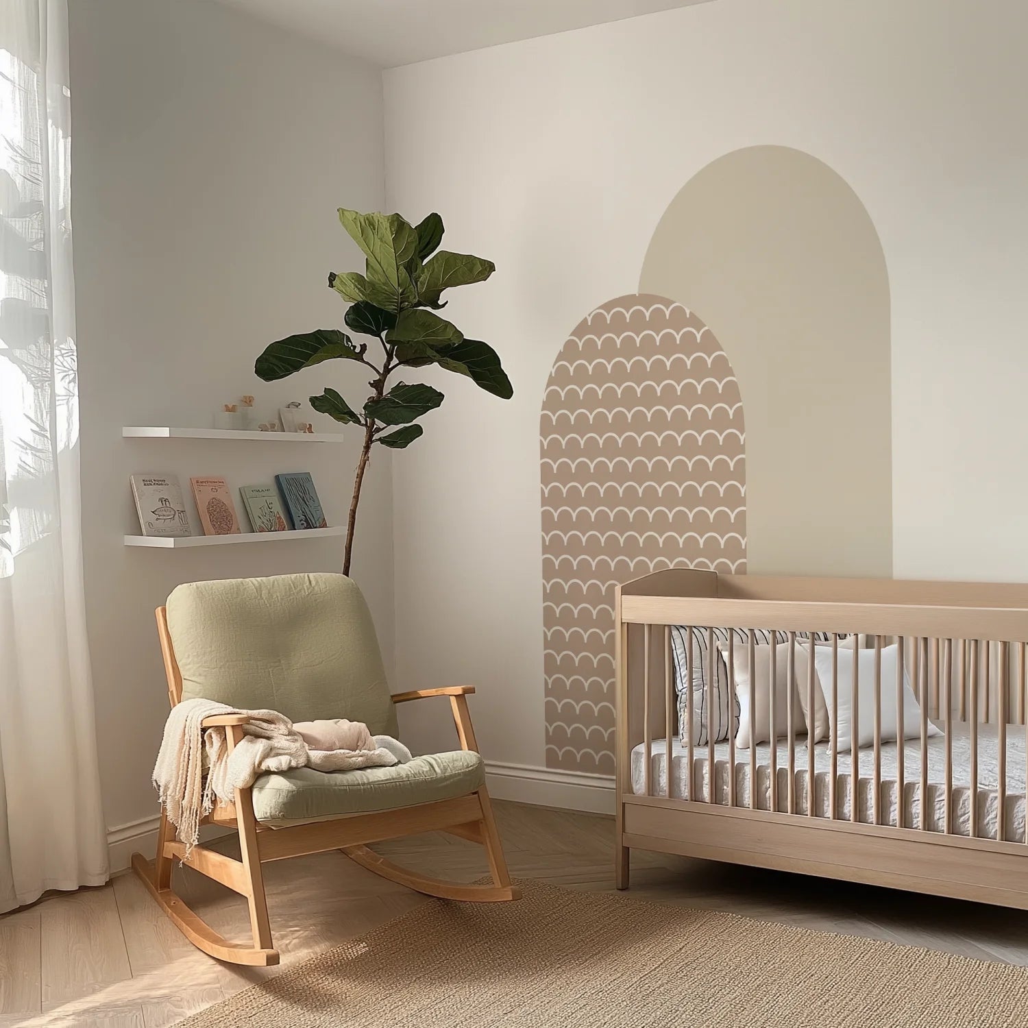 Combo Arches Scallops Neutral DW12. Arch Decals