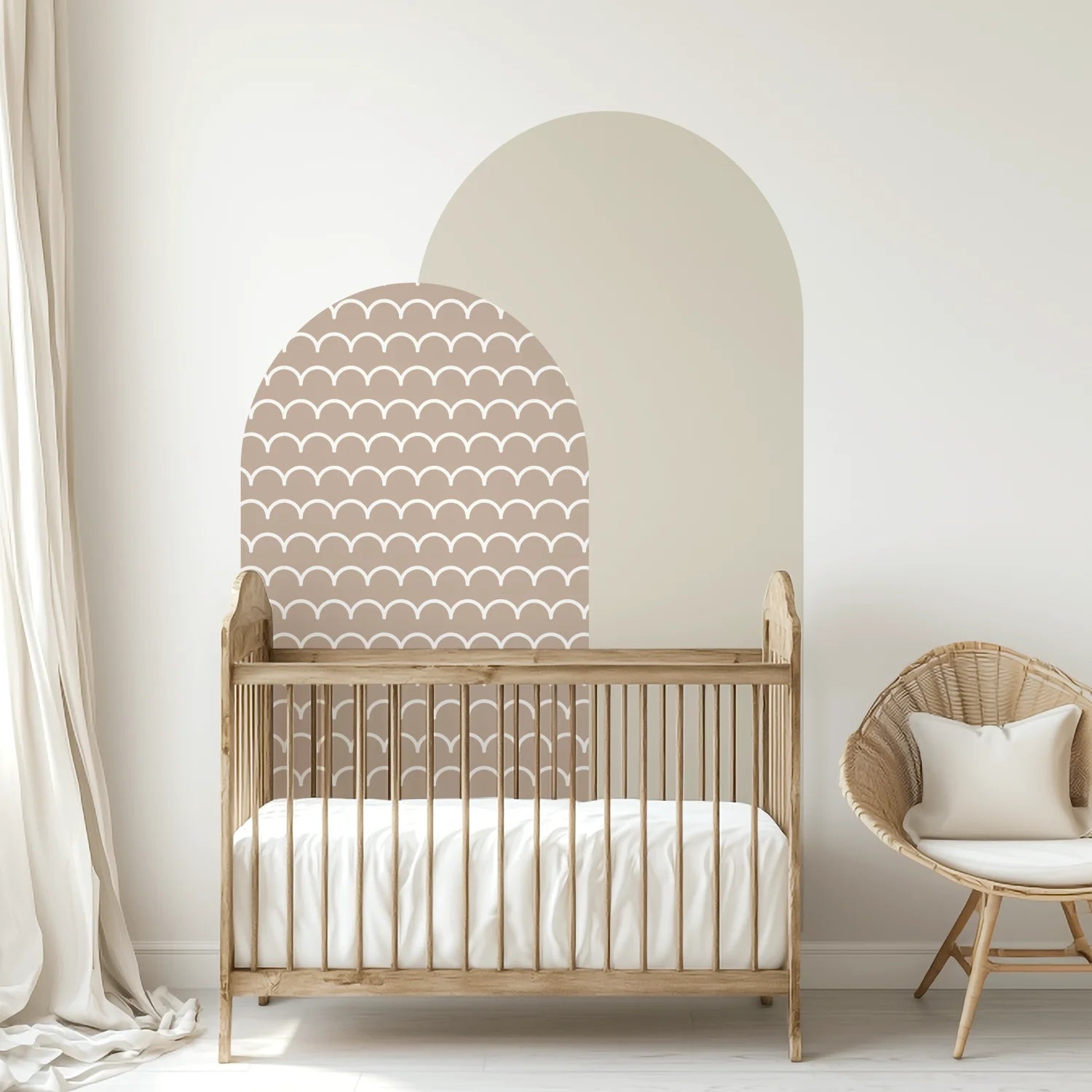 Combo Arches Scallops Neutral DW12. Arch Decals