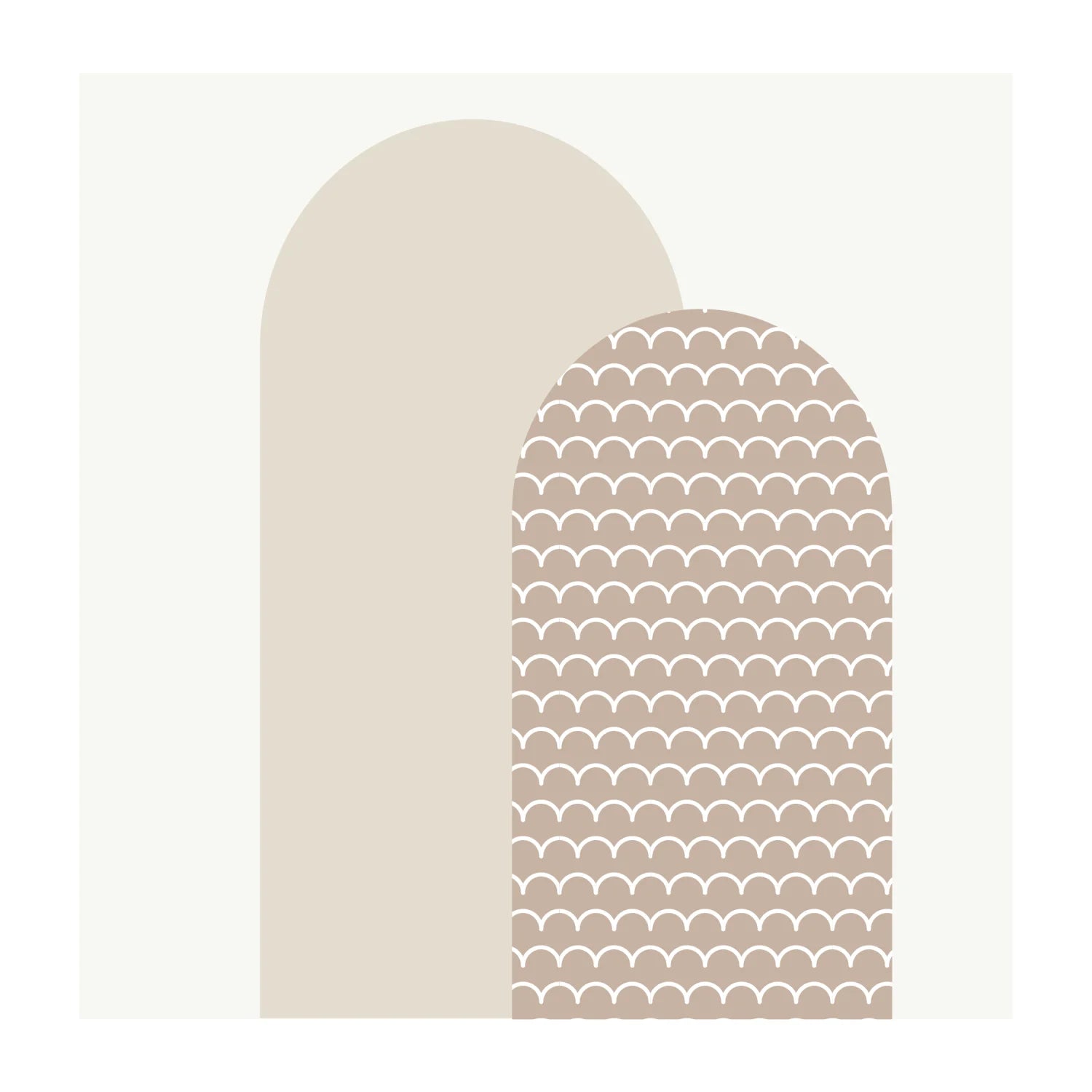 Combo Arches - Scallops Neutral - DW12. Arch Decals