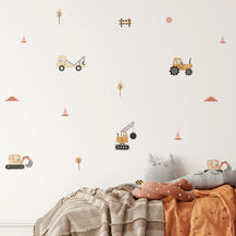Construction Zone Wall Decals