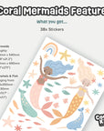 Coral Mermaids - Feature - Decals - Fantasy