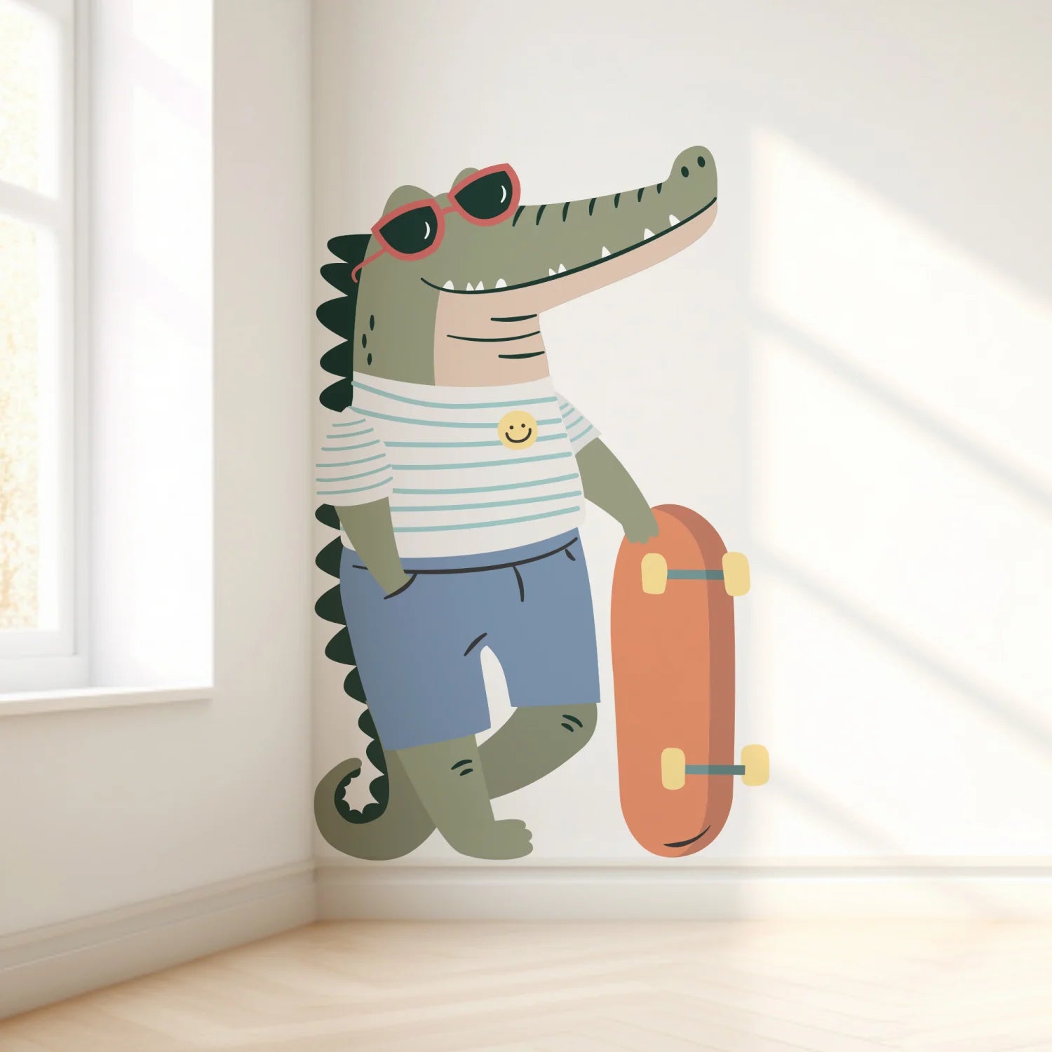 Corner Skater Gator - DW5. Animal Decals