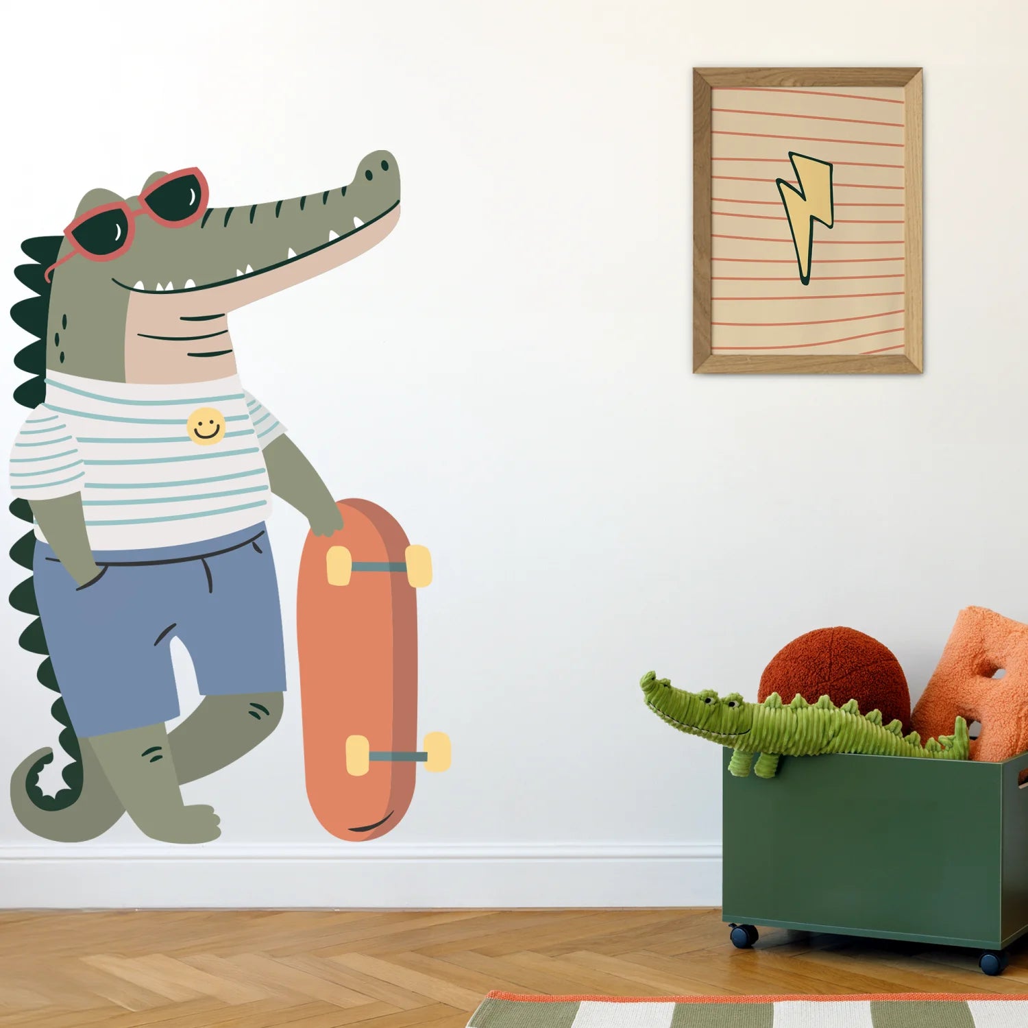 Corner Skater Gator - DW5. Animal Decals