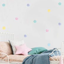 Cotton Candy Polka Dot Wall Decals