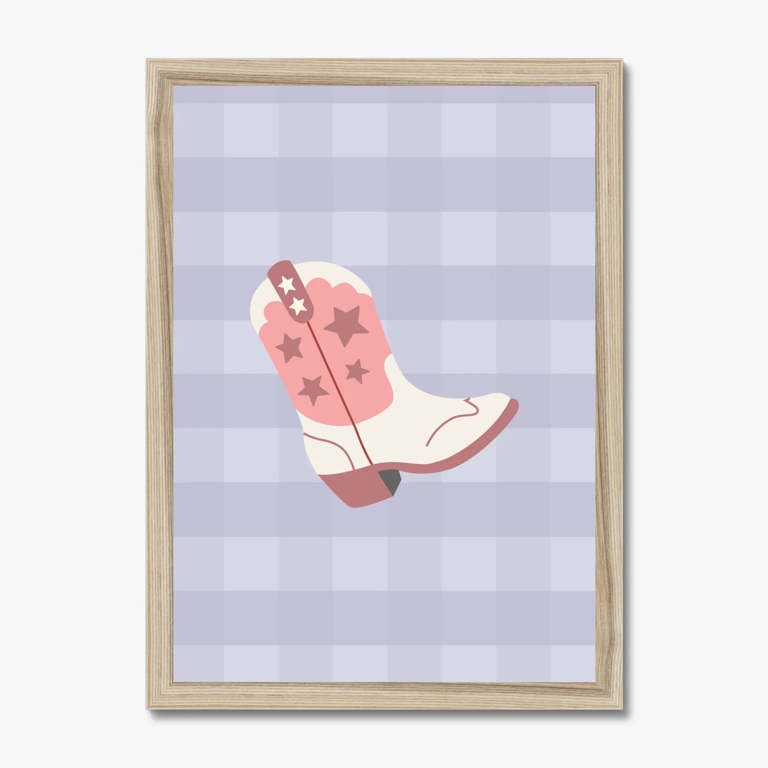 Cowgirl Boot Print - WP1. Wall Prints