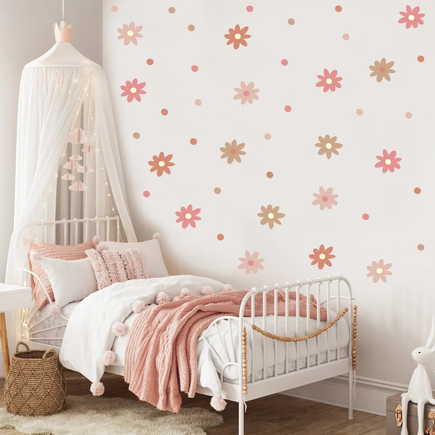 Daisy Floral Wall Decal - DW2. Decals