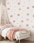 Daisy Floral Wall Decal - DW2. Decals