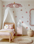 Daisy Floral Wall Decal - DW2. Decals