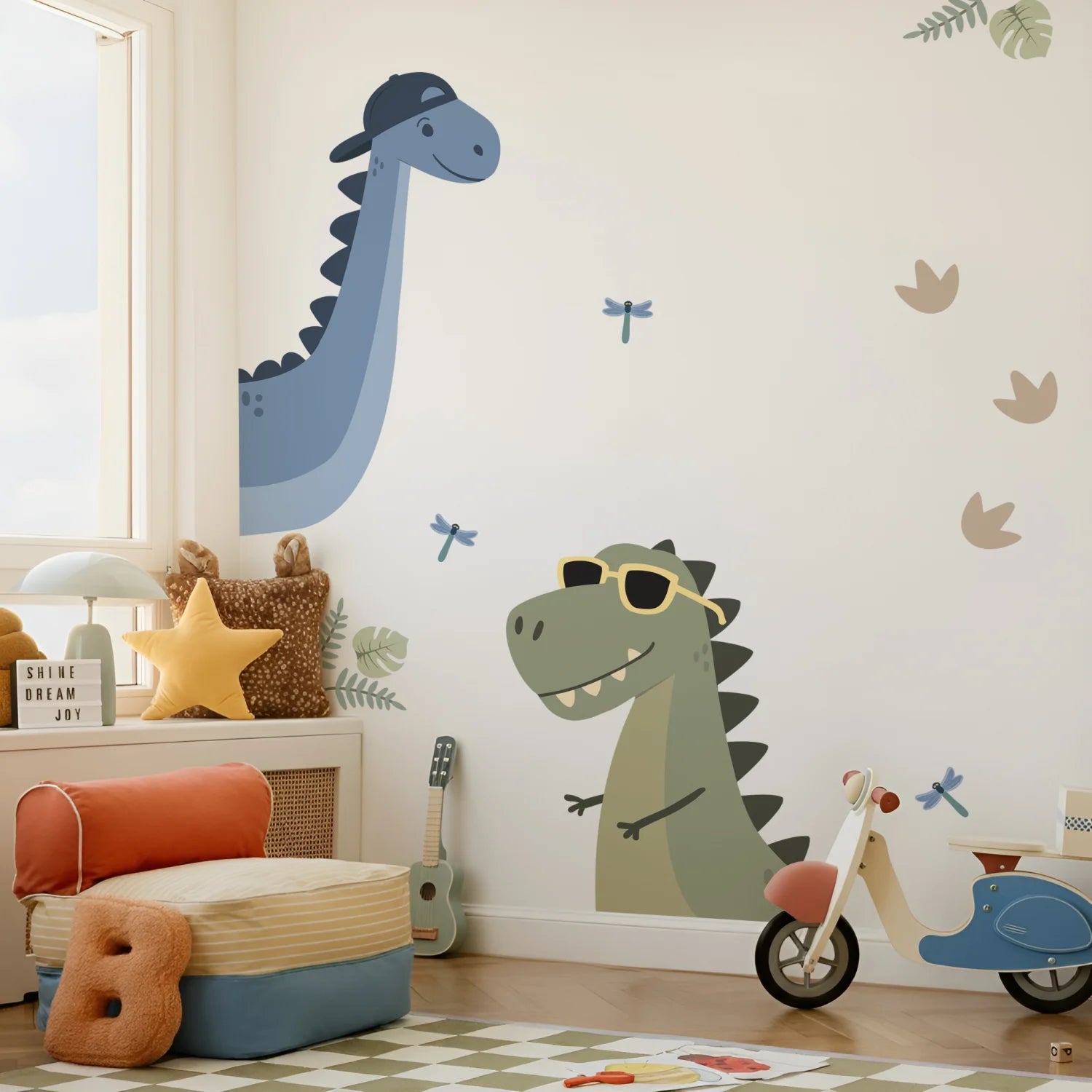 Dino Dudes Wall Decal - Cool - DW5. Animal Decals