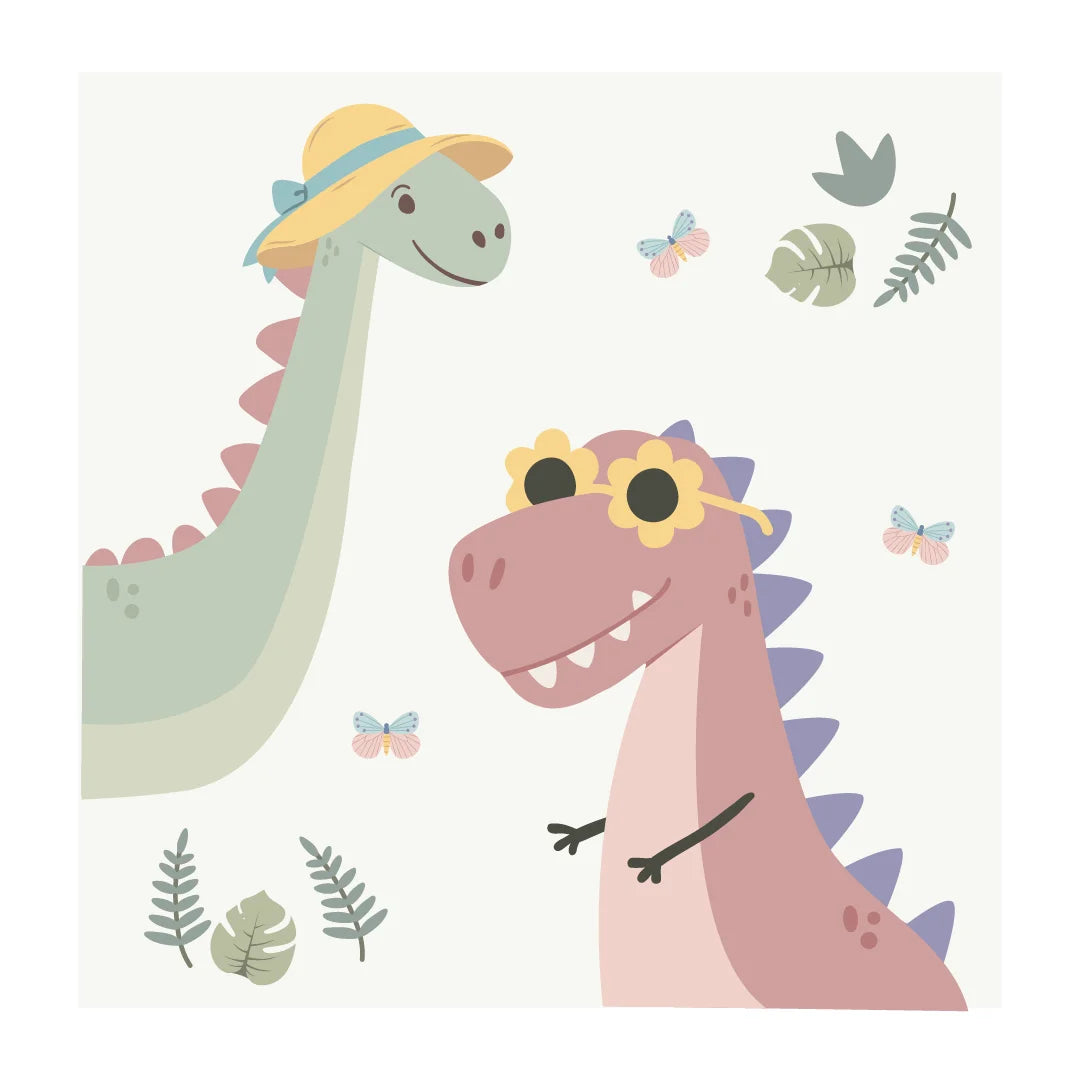 Dino Dudettes Wall Decals - DW5. Animal