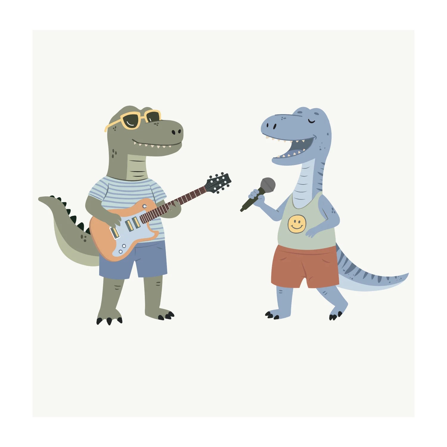 Dino’s Rock Wall Decal - DW5. Animal Decals