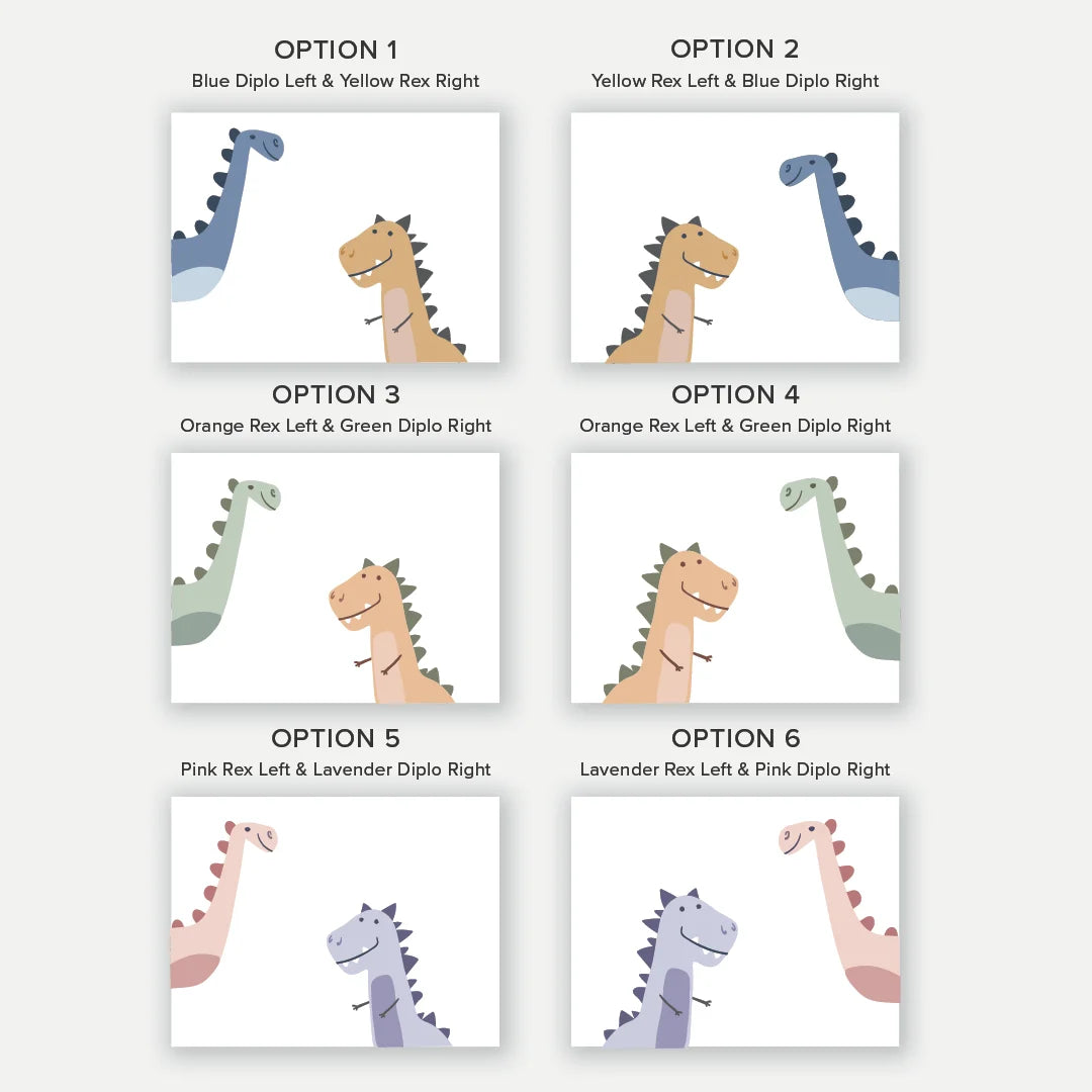 Diplo &amp; Rex Dino Wall Decals - DW5. Animal