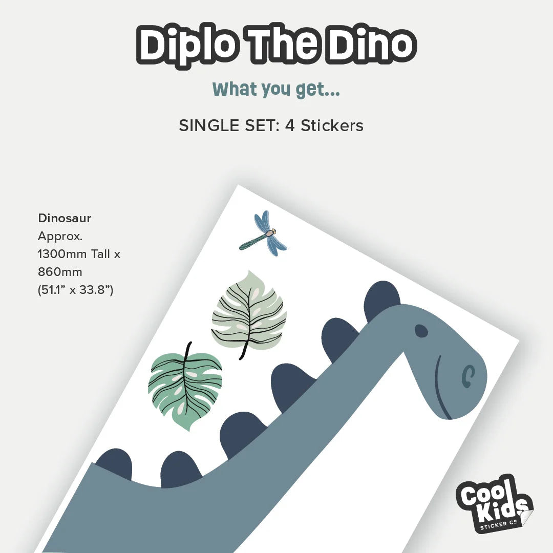 Diplo The Dino Wall Decal - Decals - Animals