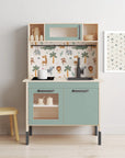 Duktig Kitchen Animals On Safari - Furniture Decals