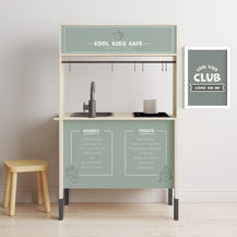Duktig Kitchen Cool Kids Cafe - Sage Green Decals