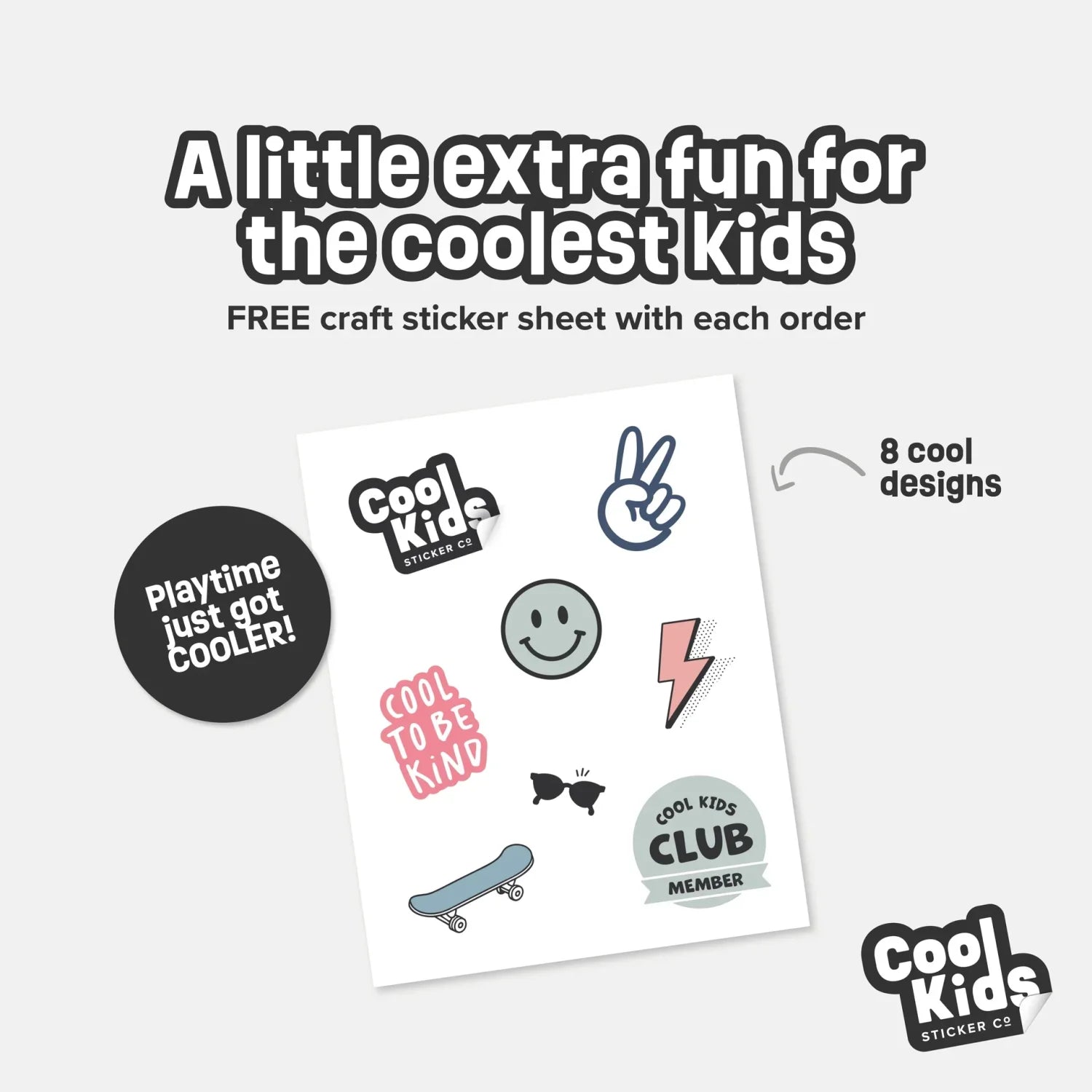 Duktig Kitchen Cool Kids Cafe - Sage Green Decals