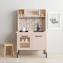 Duktig Kitchen Elegant Florals - Pink Base Decals