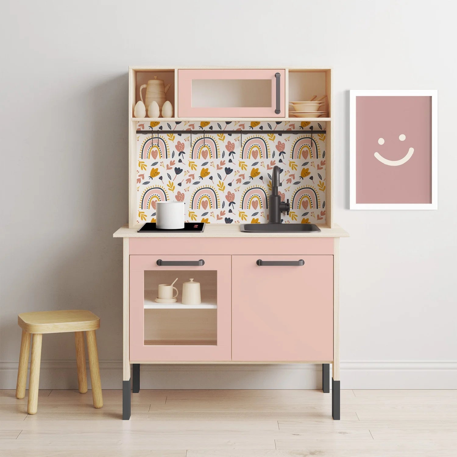 Duktig Kitchen Nature’s Harmony - Pink Base Decals