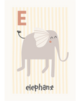 E is for Elephant Print - WP1. Wall Prints