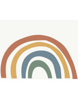 Earthy Rainbow Wall Decal - DW3. Sun Clouds