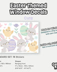 Easter Window Decals - Cute - OD. Occasional
