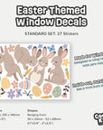 Easter Window Decals - OD. Occasional Decals