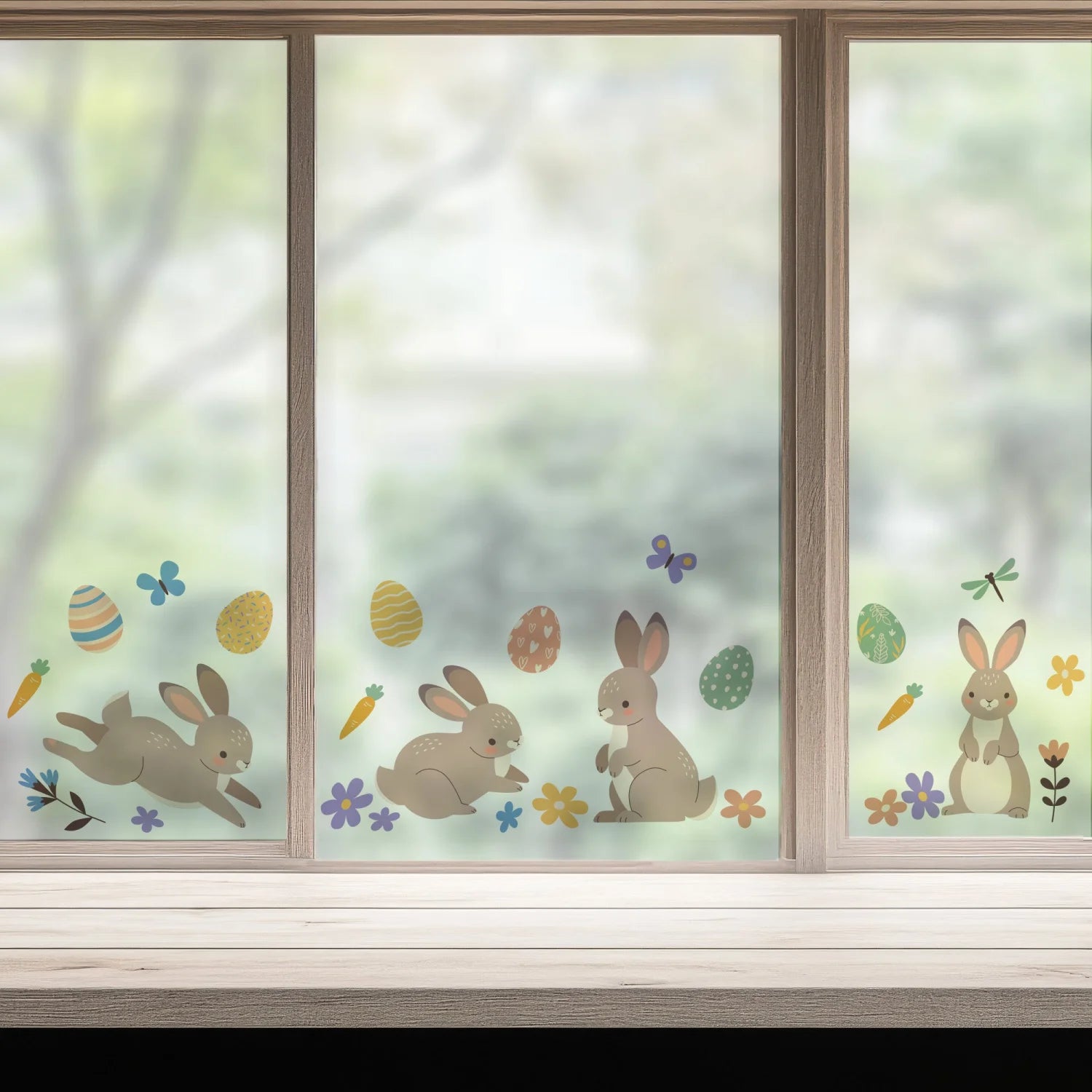 Easter Window Decals - Playful - OD. Occasional
