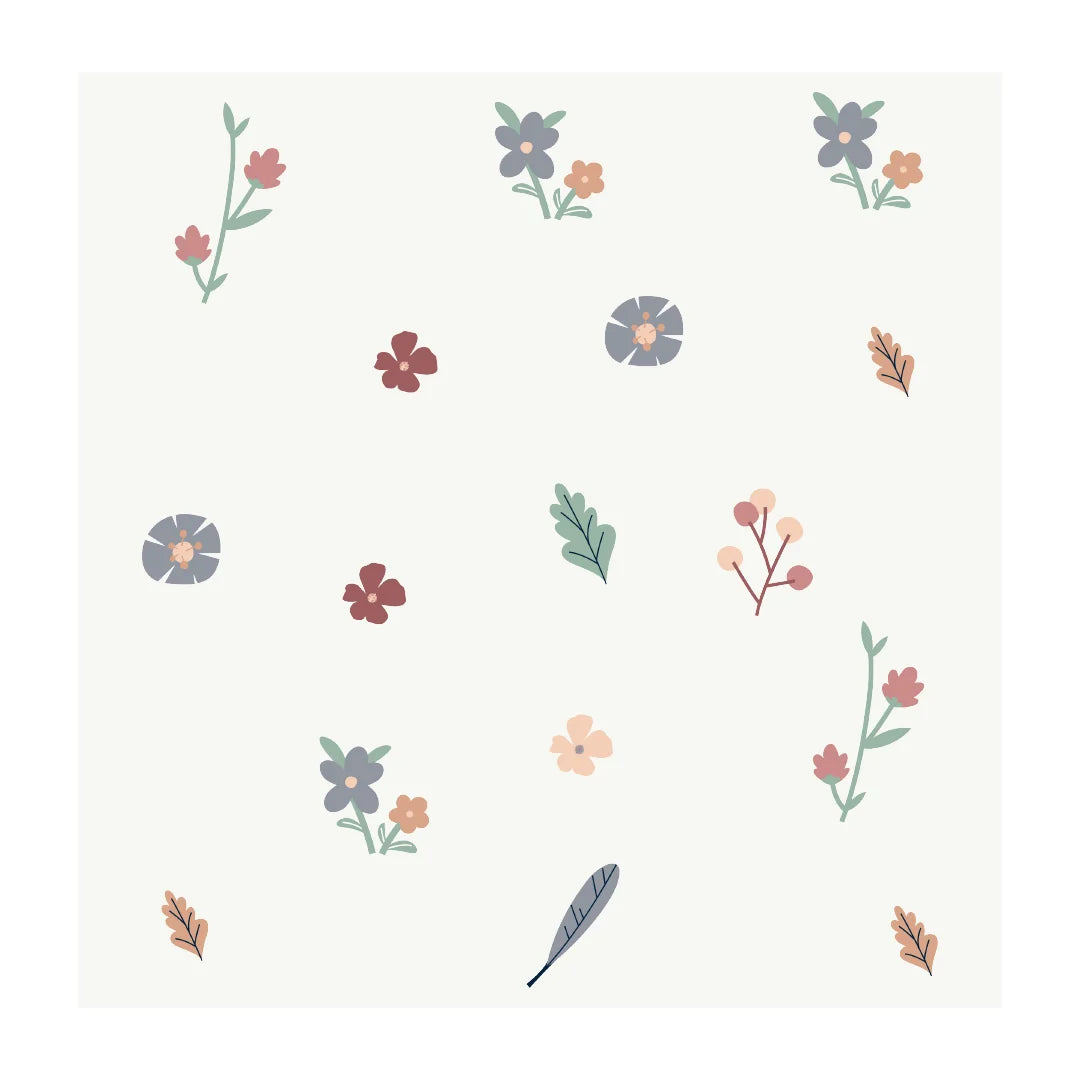 English Garden Bright Wall Decals - DW2. Floral