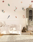 English Garden Bright Wall Decals - DW2. Floral