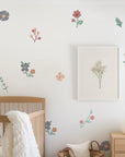 English Garden Bright Wall Decals - DW2. Floral