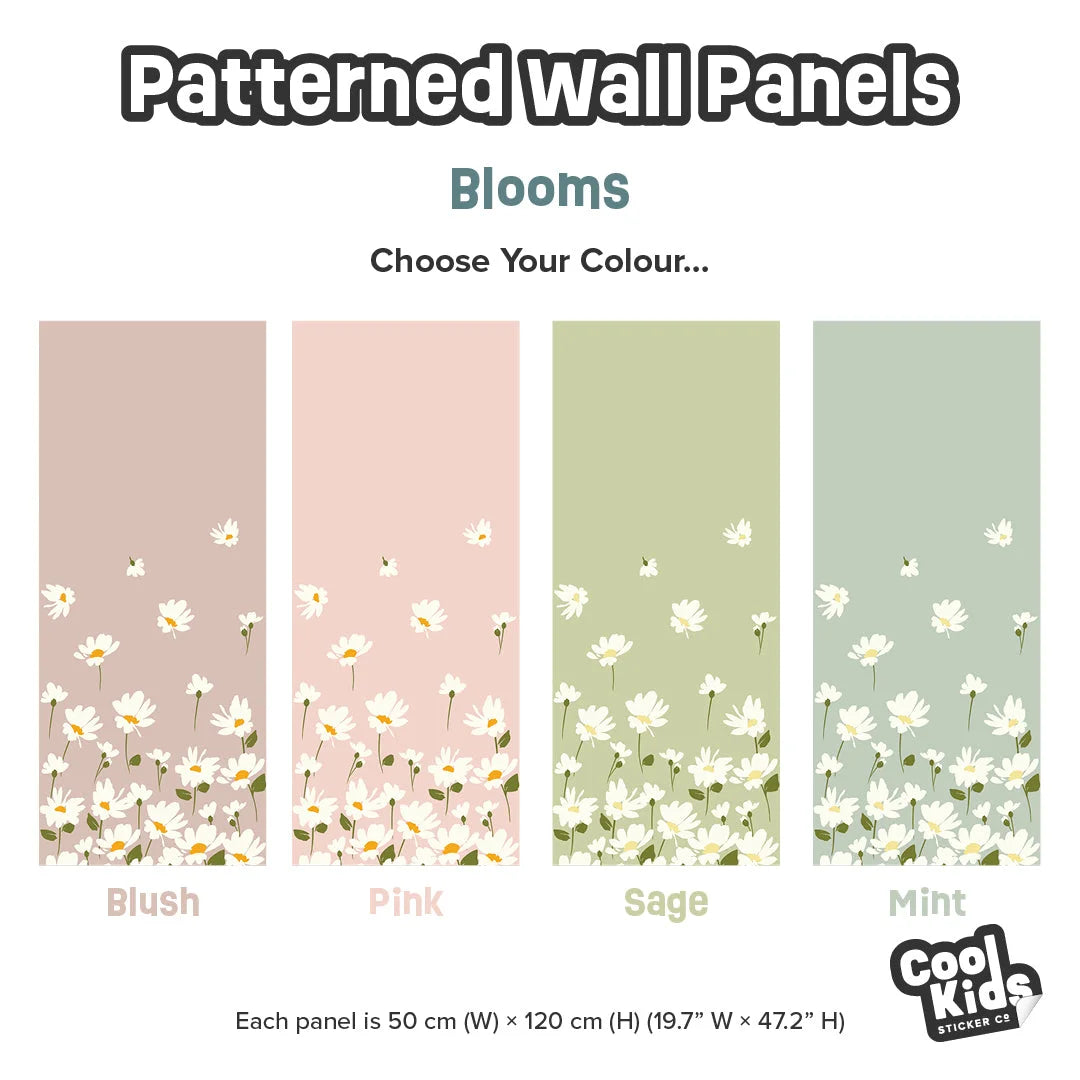 Falling Daisy Wall Panels - DW11.