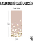 Falling Daisy Wall Panels - DW11.