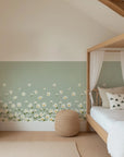 Falling Daisy Wall Panels - Mint - DW11.